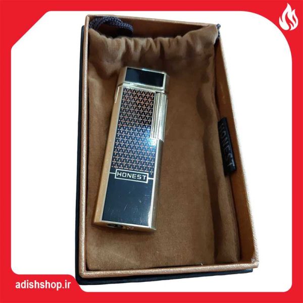 فندک گازی بغل هانست-خرید فندک اورجینال-محصولات هانست-آدیش شاپ Honest Classic Cigarette Lighter adish shop